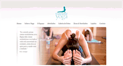 Desktop Screenshot of fundamentalyoga.com.br